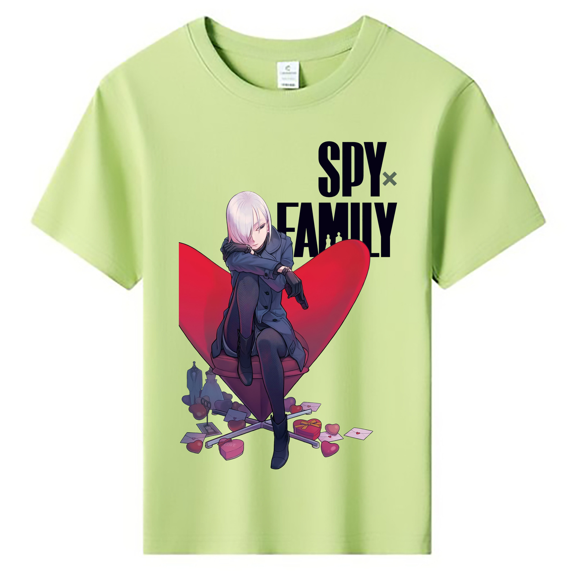 （画像用） SPY×FAMILY间谍家家酒 綿100％キッズTシャツ（フロントプリント）